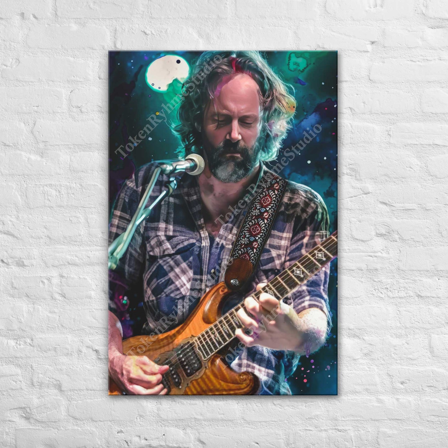 Neal Casal Stretched Canvas Print - Circles Around the Sun