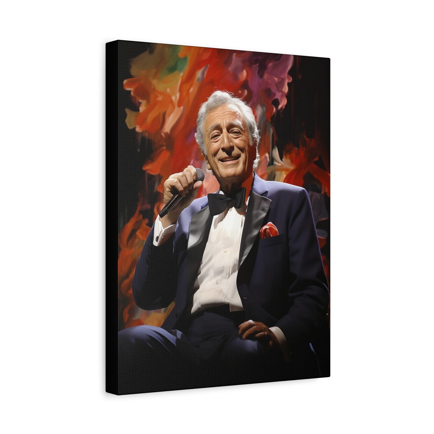 Tony Bennett Stretched Canvas Print