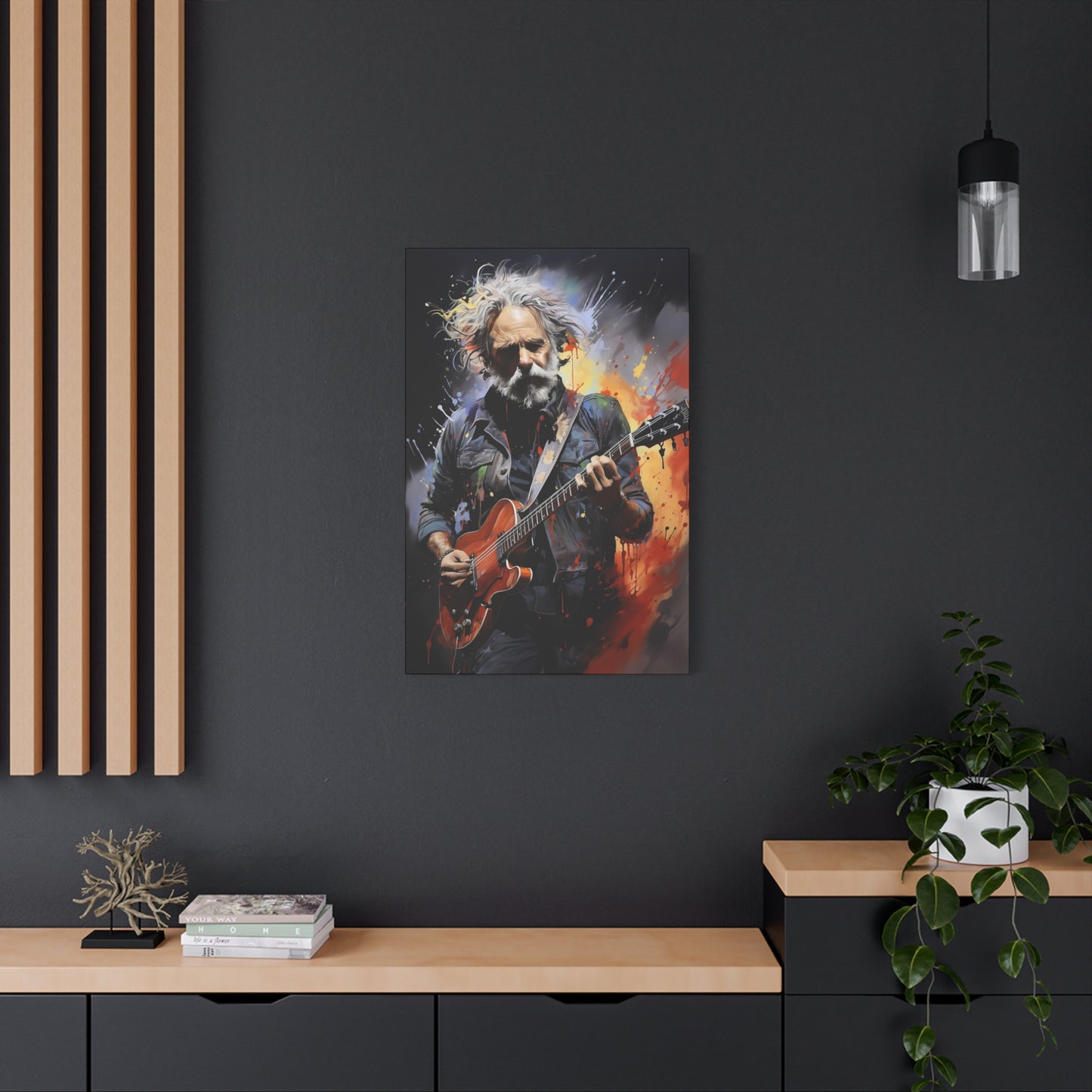 Bob Weir Stretched Canvas Print