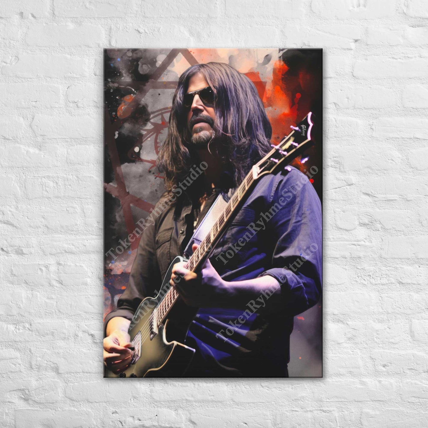 Adam Jones Stretched Canvas Print - Tool