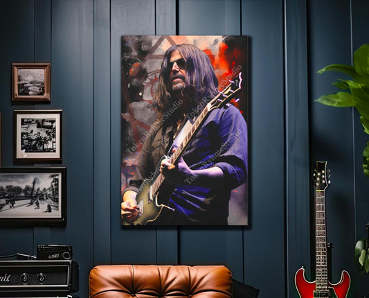 Adam Jones Stretched Canvas Print - Tool