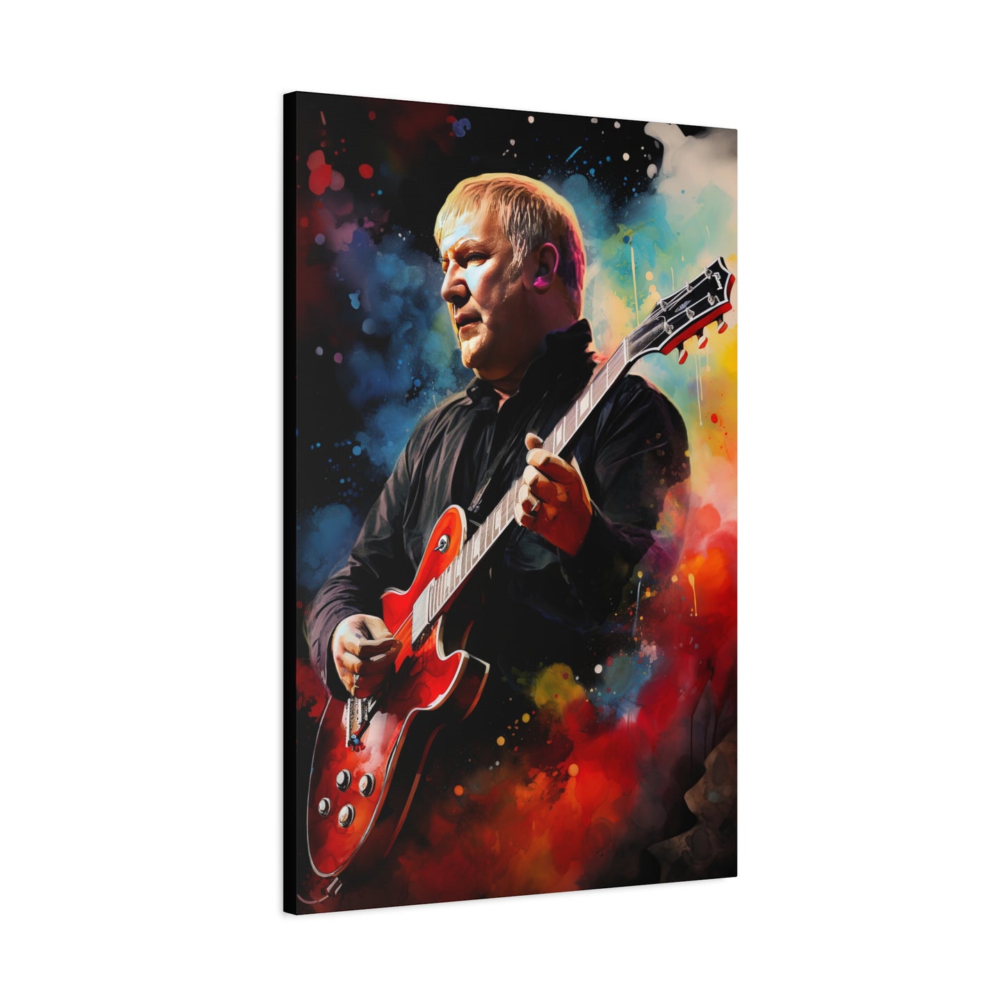 Alex Lifeson Stretched Canvas Print - RUSH