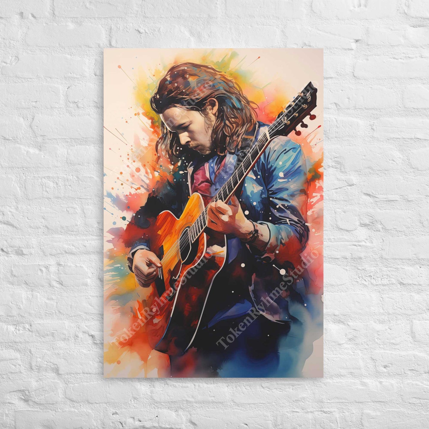 Billy Strings Stretched Canvas Print