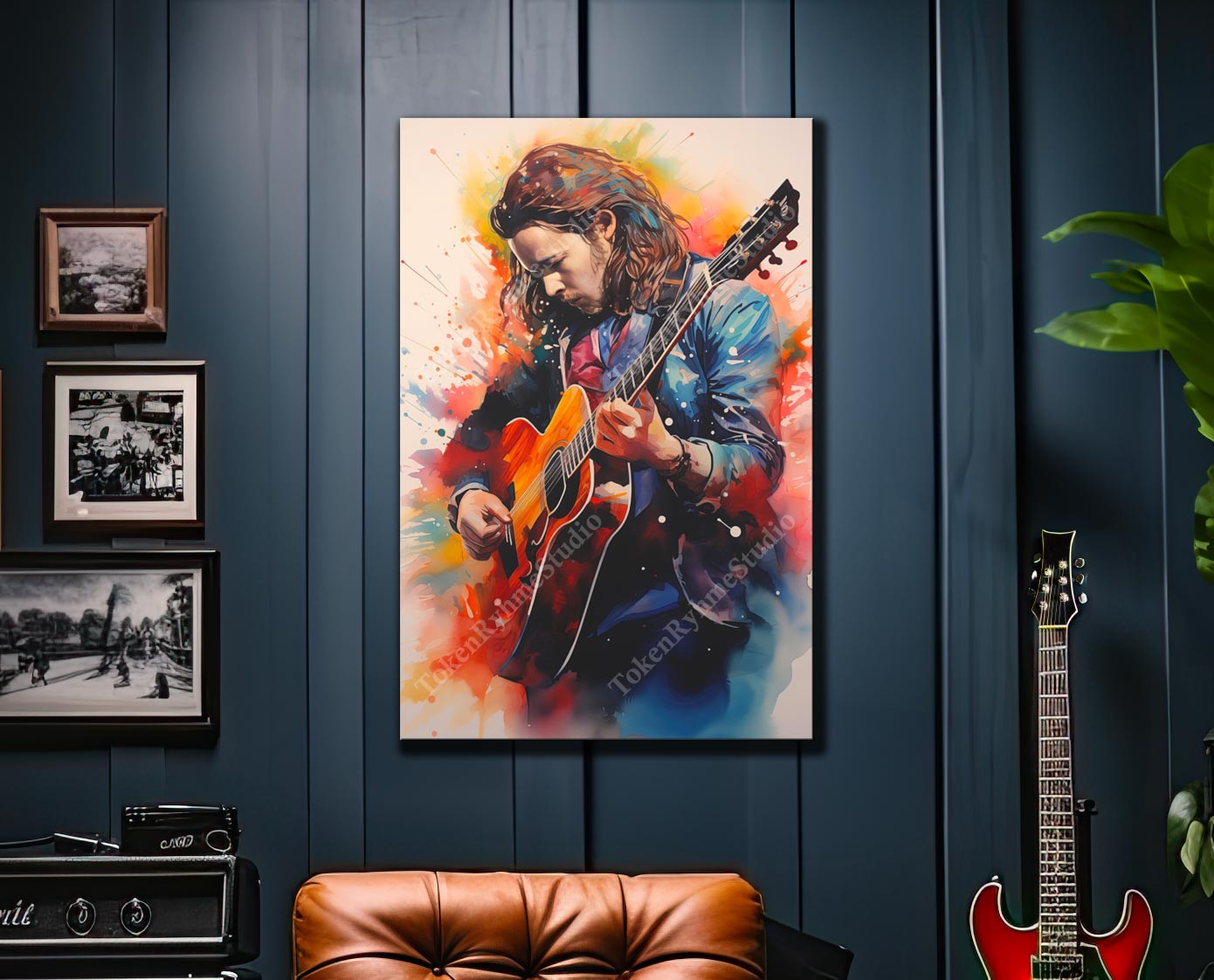 Billy Strings Stretched Canvas Print