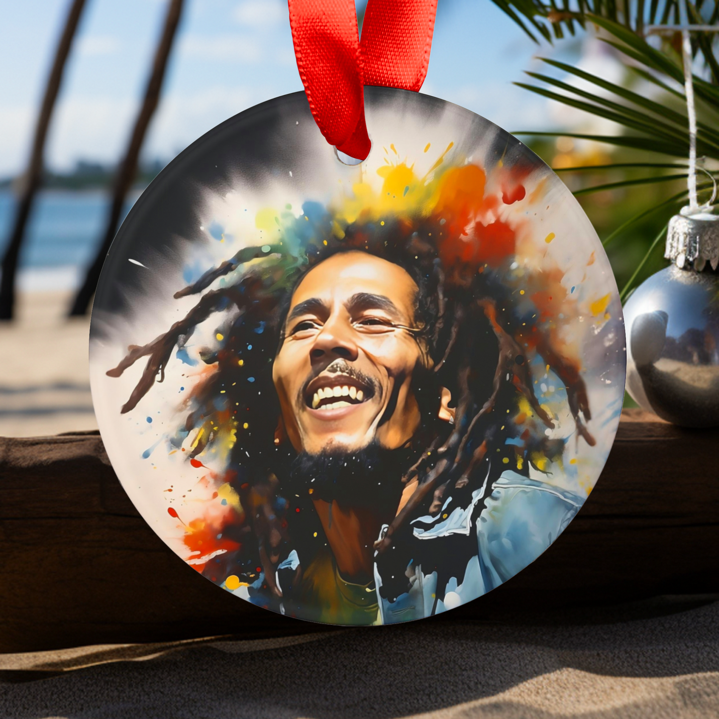 Bob Marley Christmas Ornament - Marley Christmas!