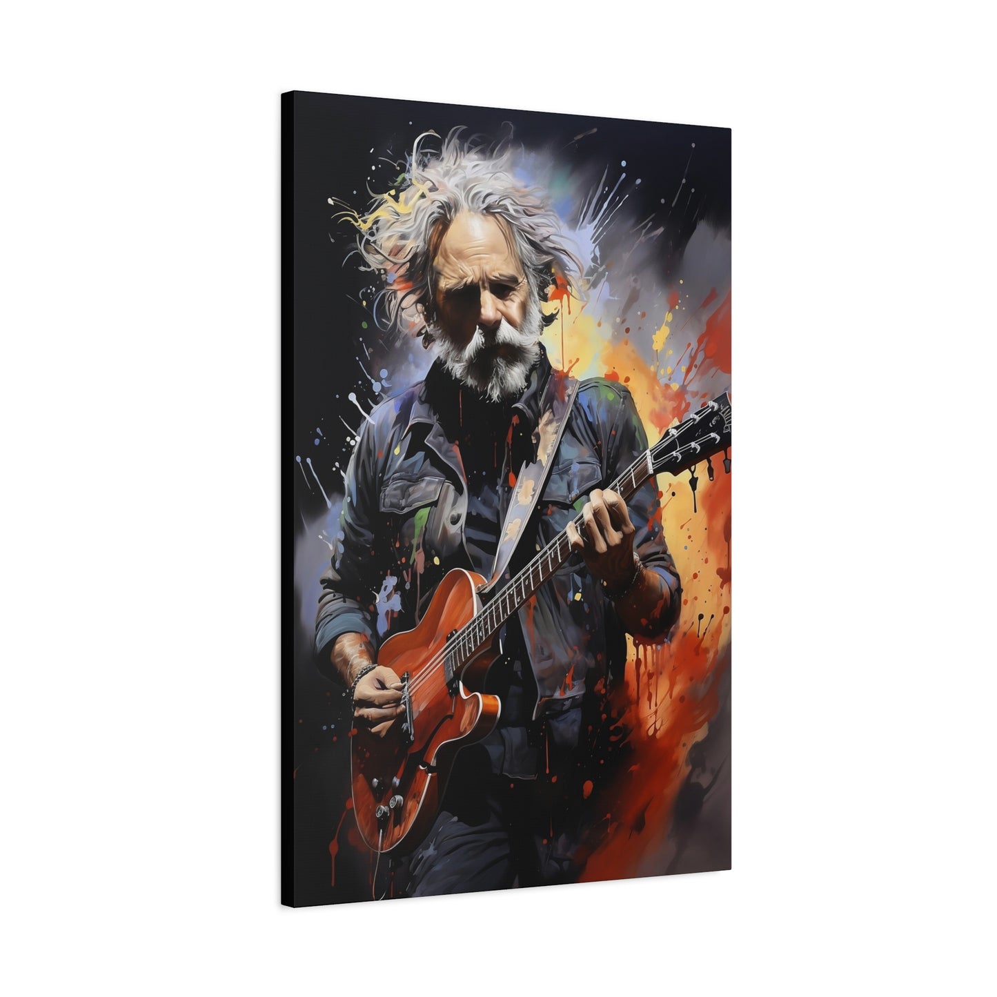 Bob Weir Stretched Canvas Print