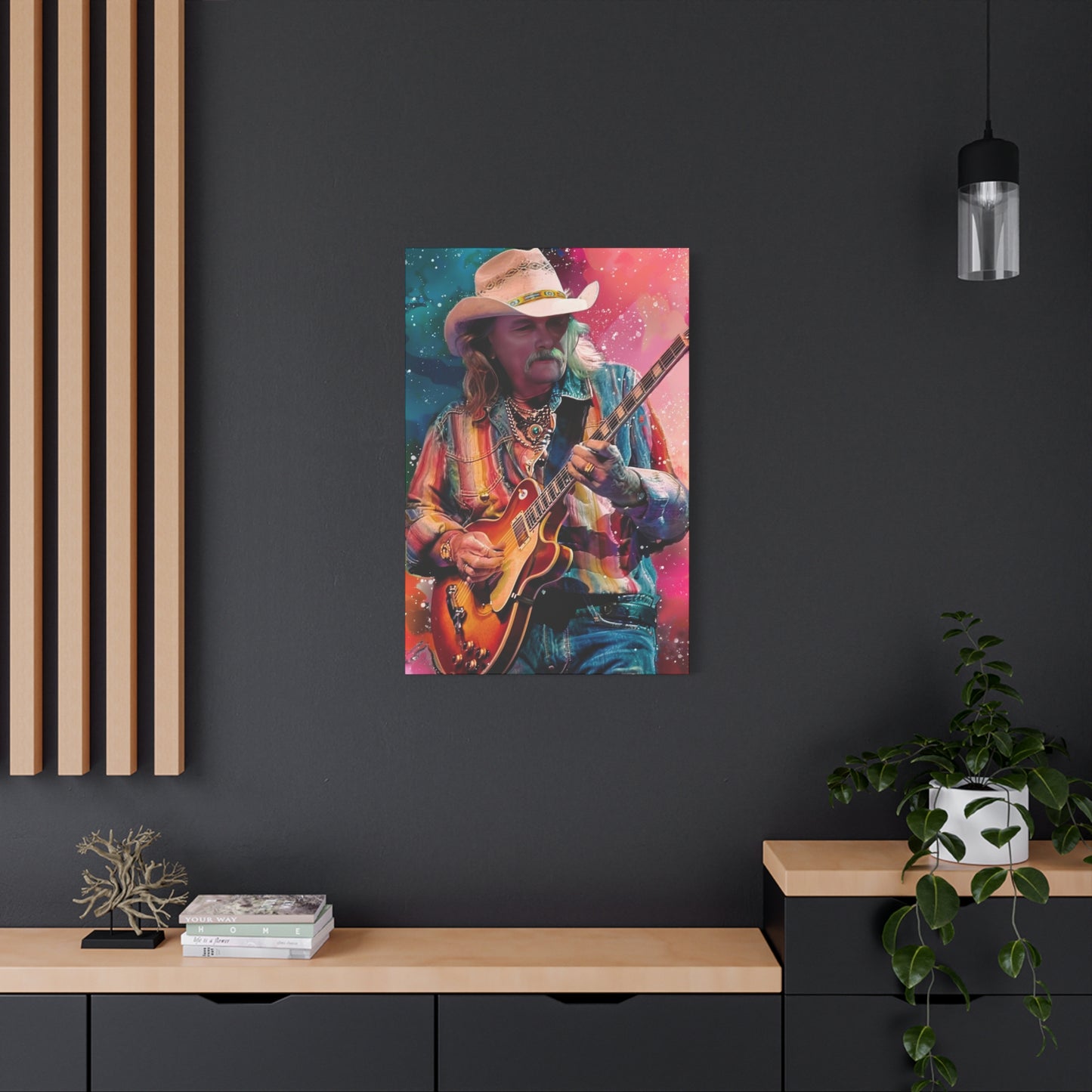 Dickey Betts Stretched Canvas Print