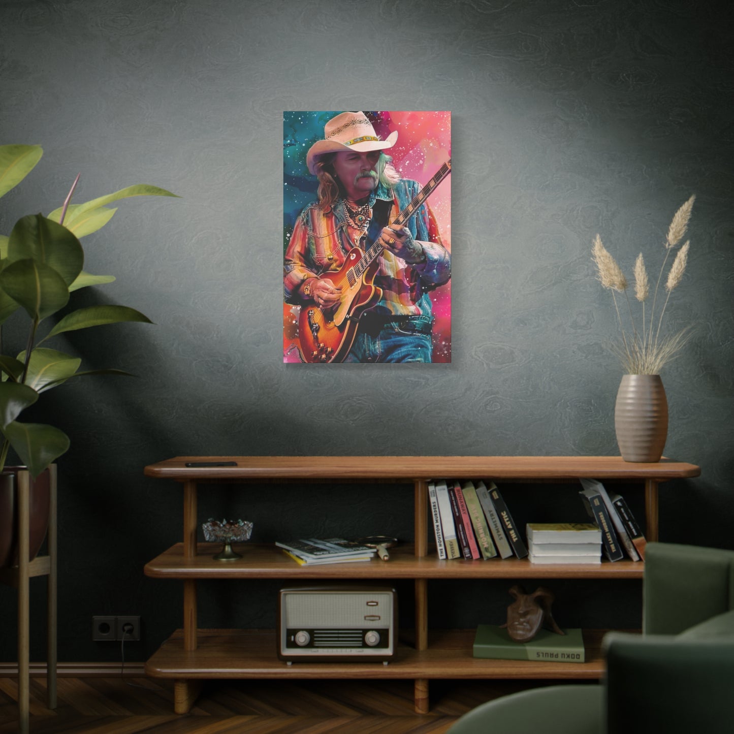 Dickey Betts Stretched Canvas Print