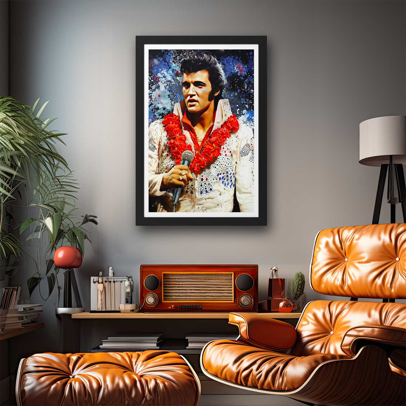 Elvis Presley Framed Archival Print