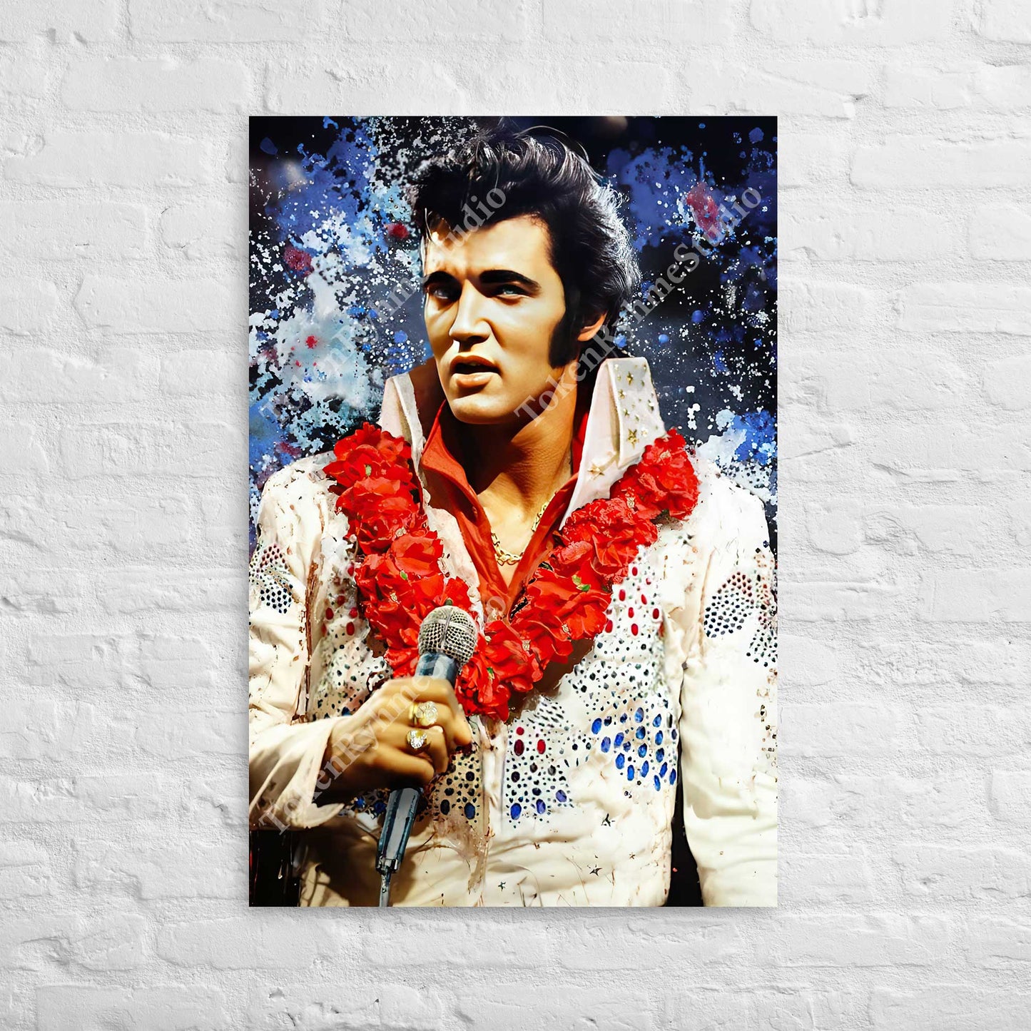 Elvis Presley Stretched Canvas Print