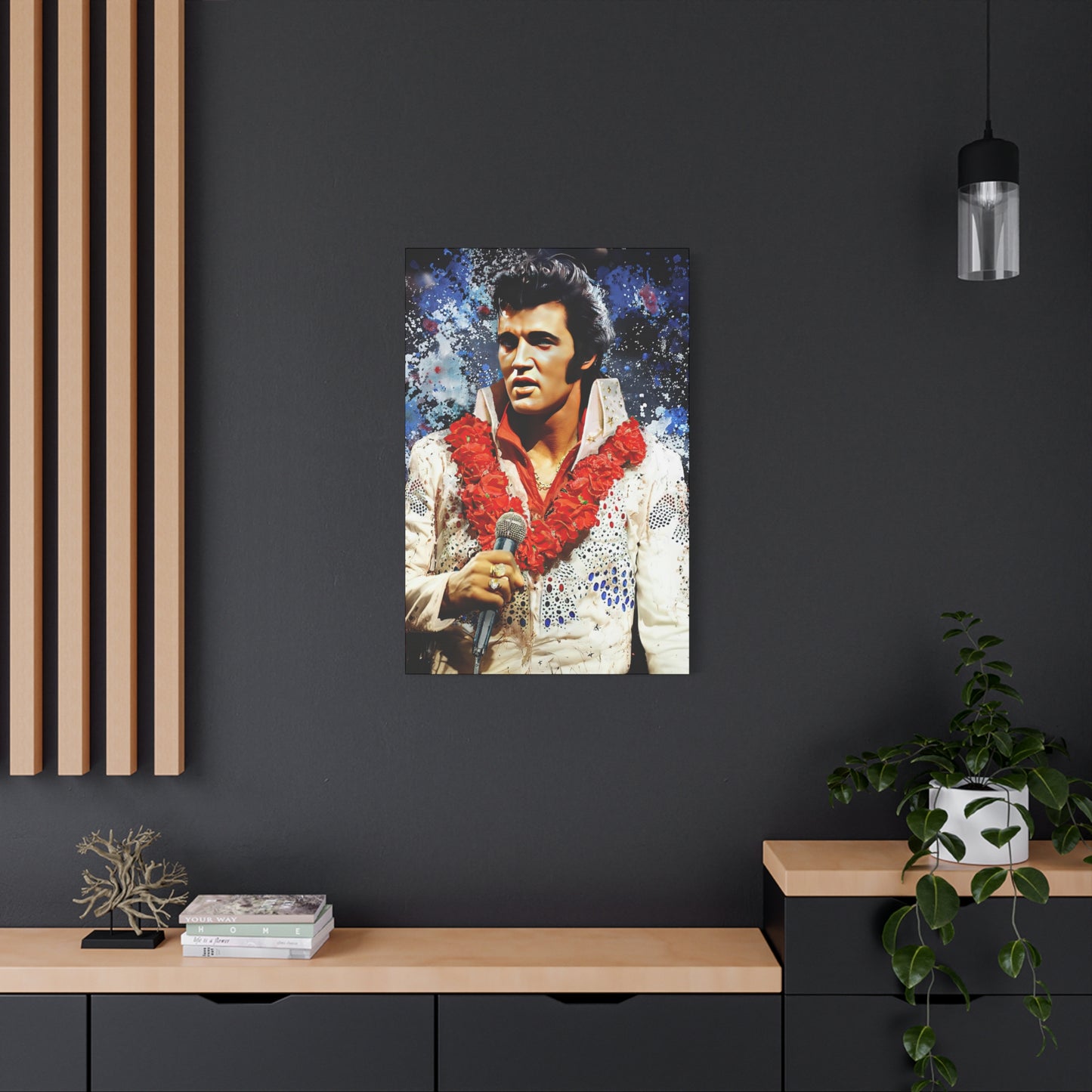 Elvis Presley Stretched Canvas Print