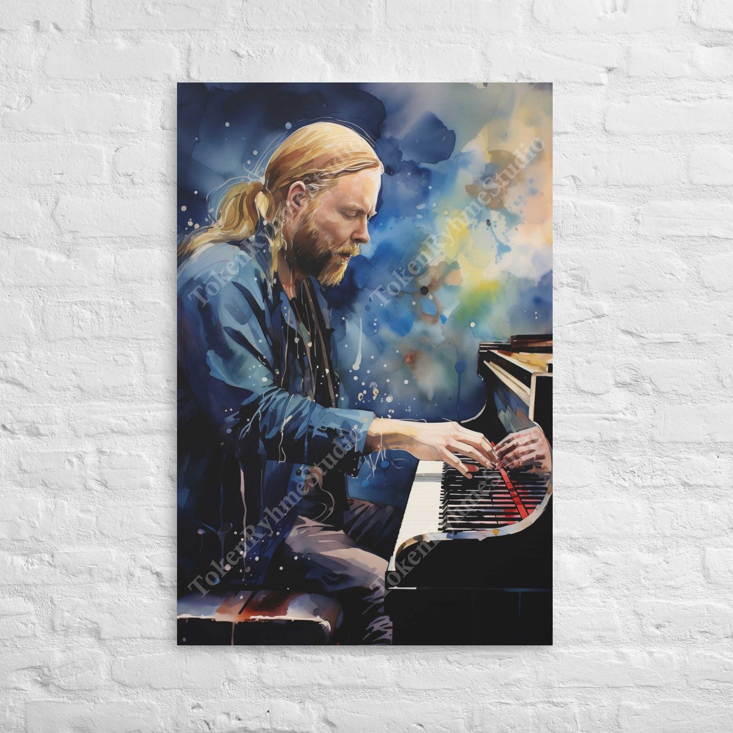 Gregg Allman Stretched Canvas Print