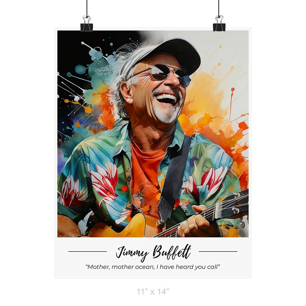 Jimmy Buffett Archival Poster