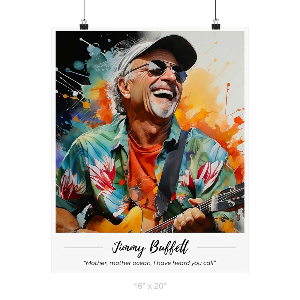 Jimmy Buffett Archival Poster