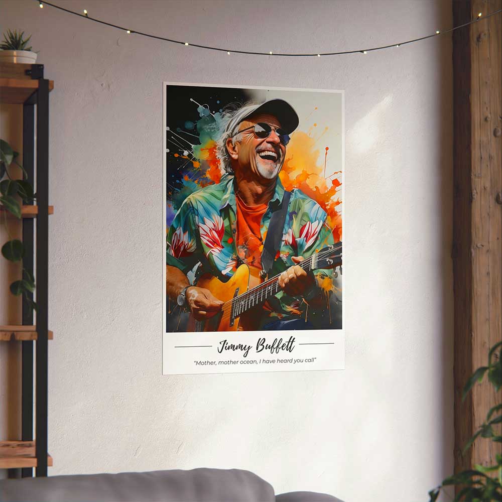 Jimmy Buffett Archival Poster