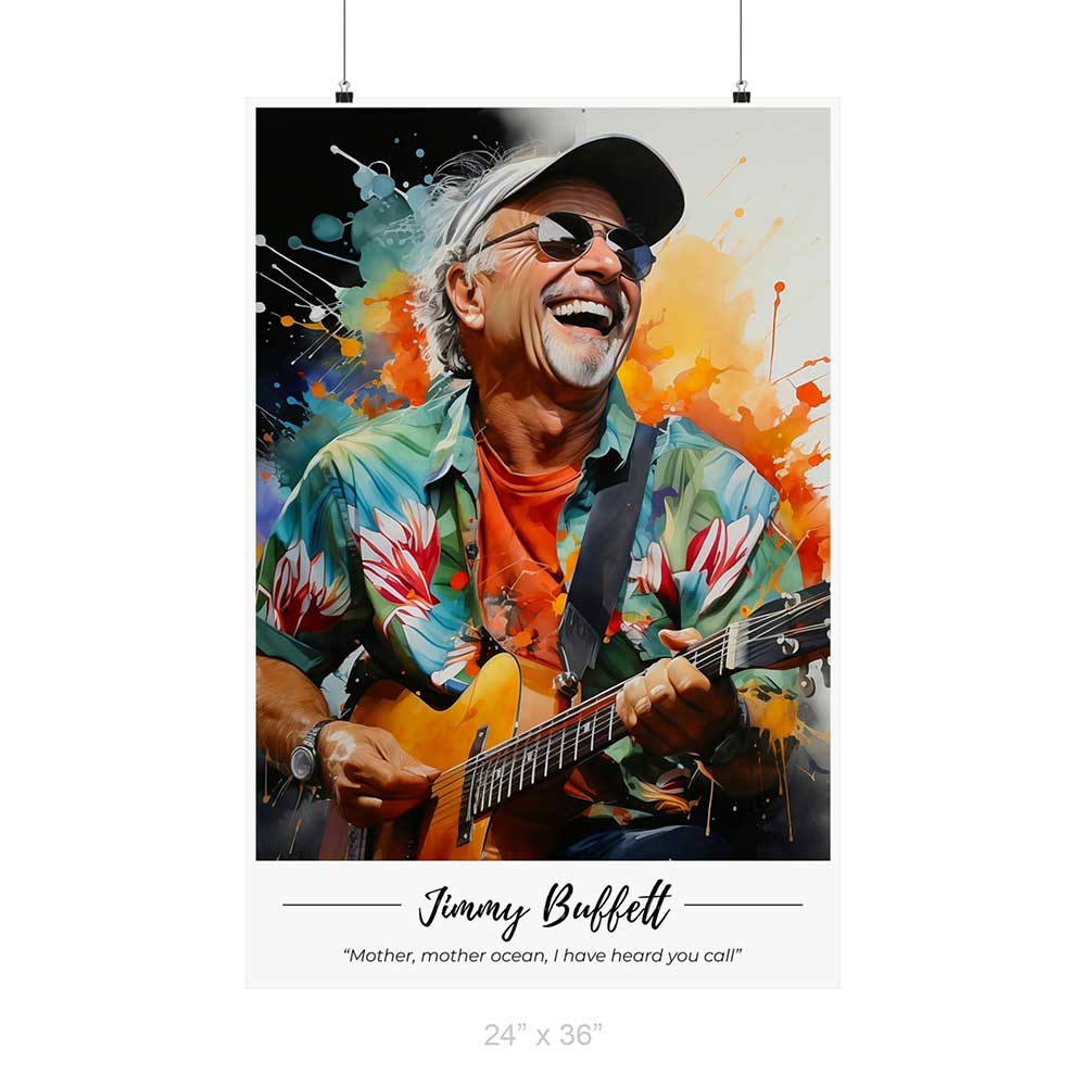 Jimmy Buffett Archival Poster