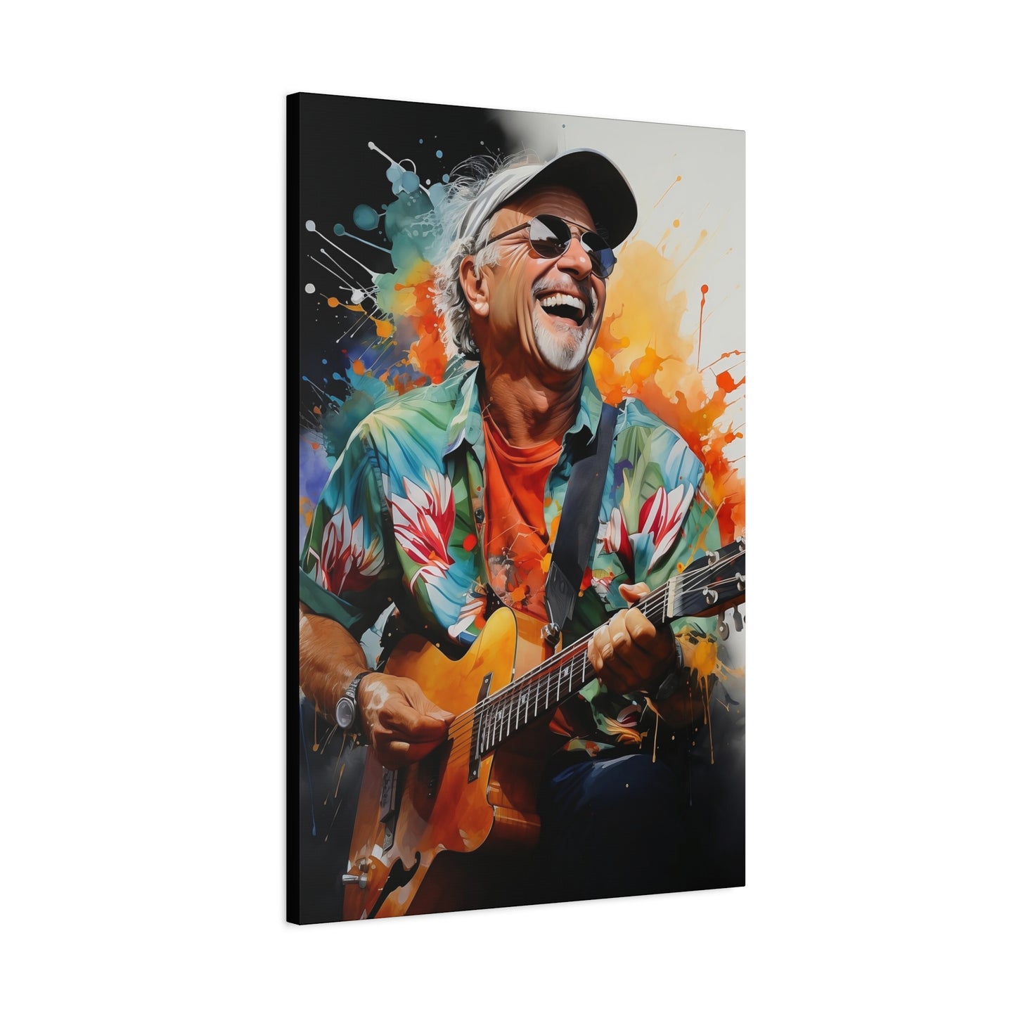 Jimmy Buffett Stretched Canvas Print