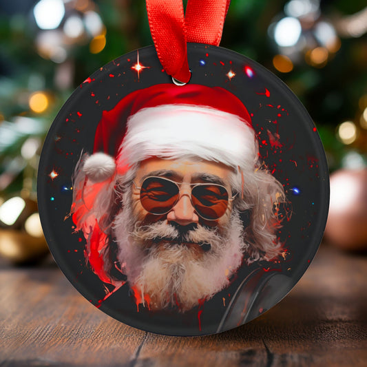 Jerry Garcia Christmas Ornament - Jerry Christmas!