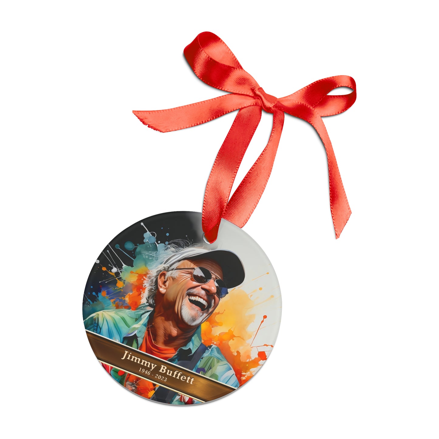 Jimmy Buffett 2023 Christmas Ornament