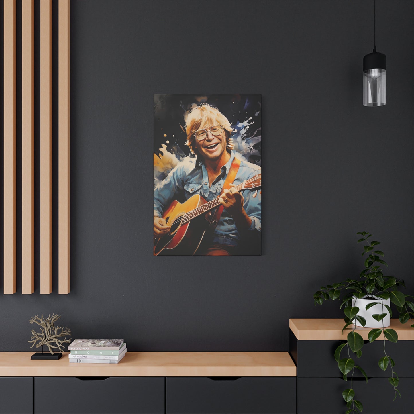 John Denver Stretched Canvas Print