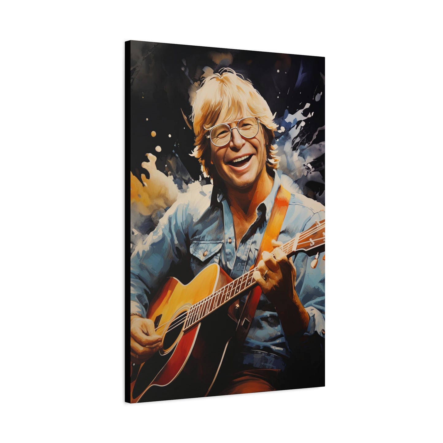 John Denver Stretched Canvas Print