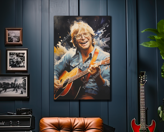 John Denver Stretched Canvas Print