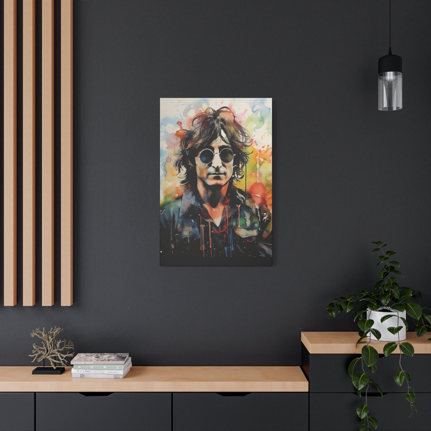 John Lennon Stretched Canvas Print