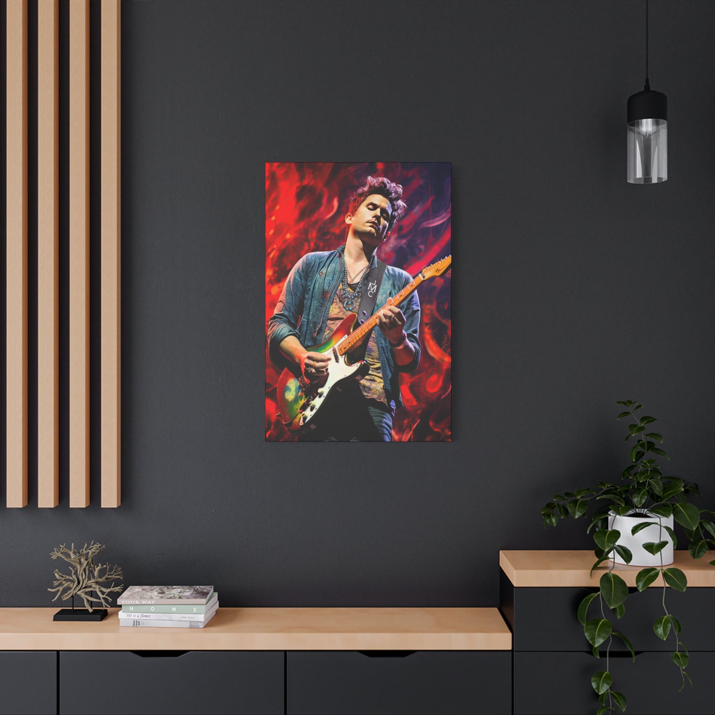 John Mayer Stretched Canvas Print