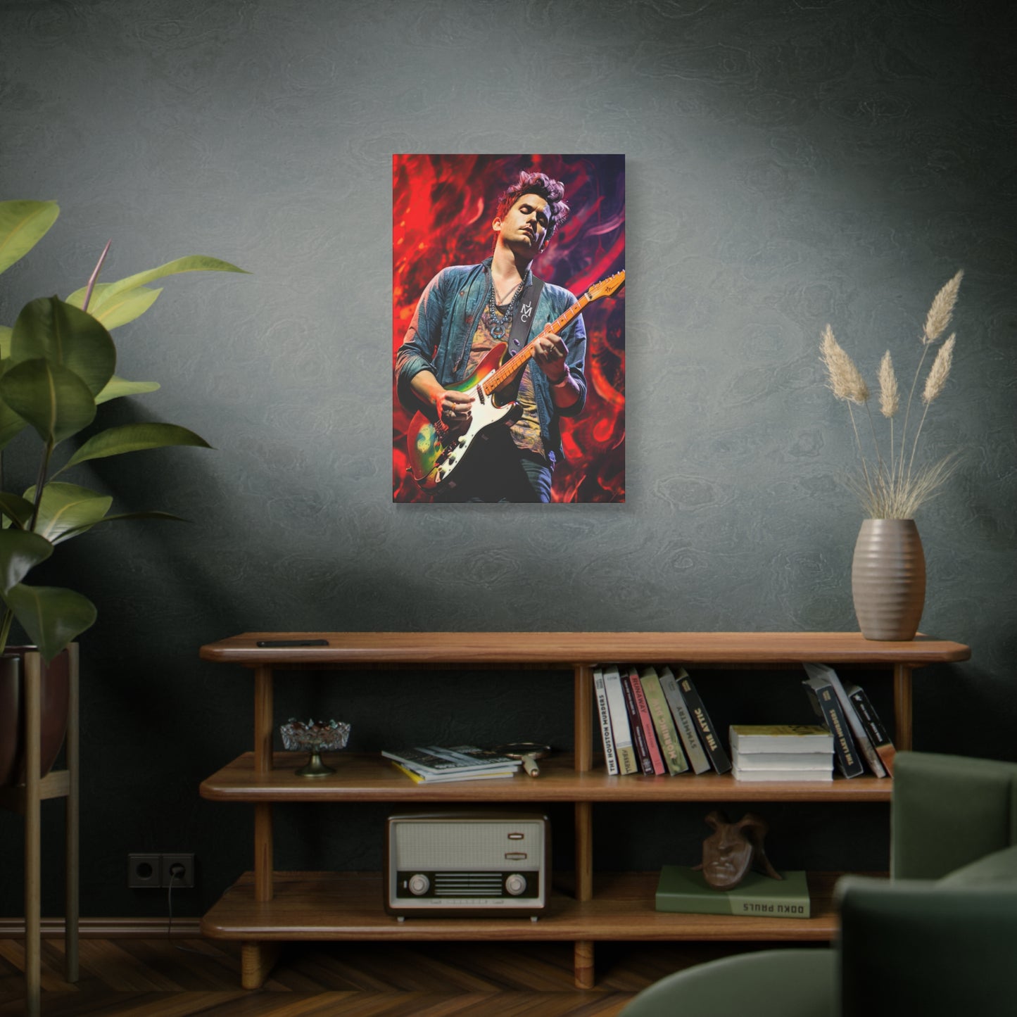 John Mayer Stretched Canvas Print