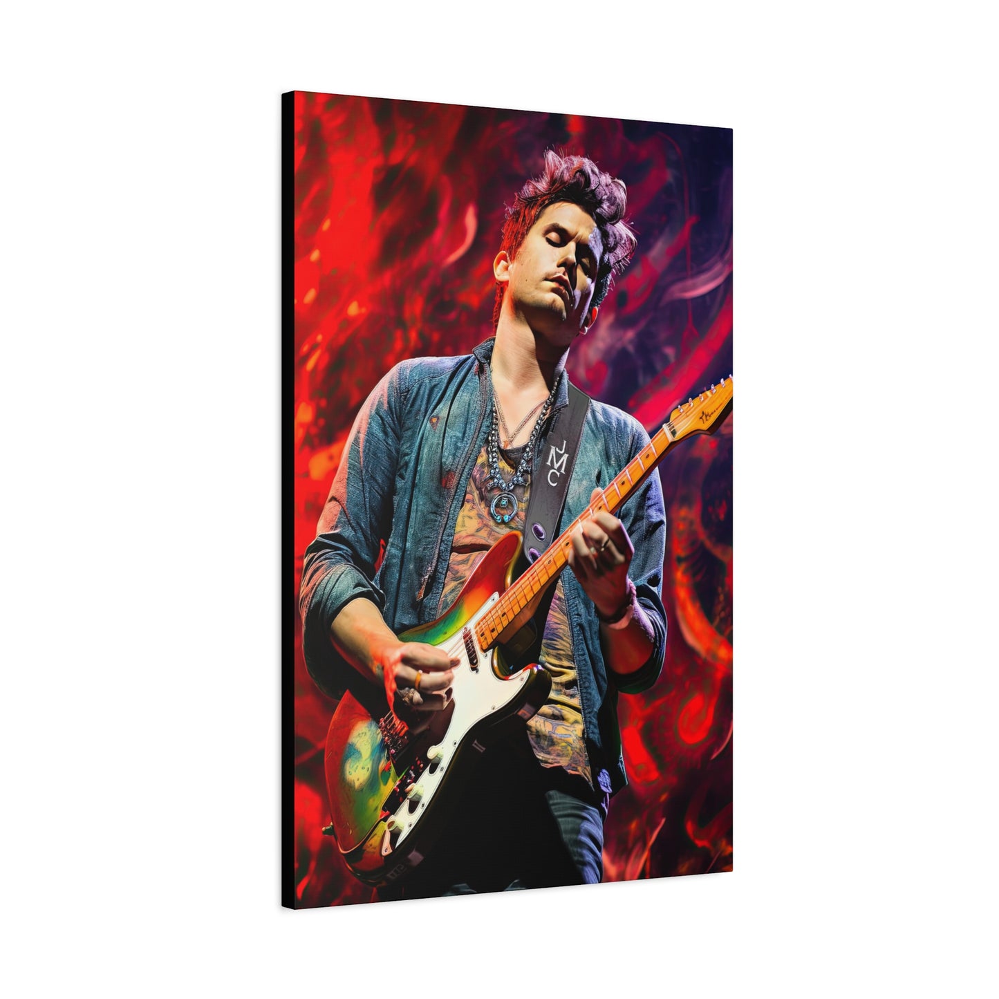 John Mayer Stretched Canvas Print