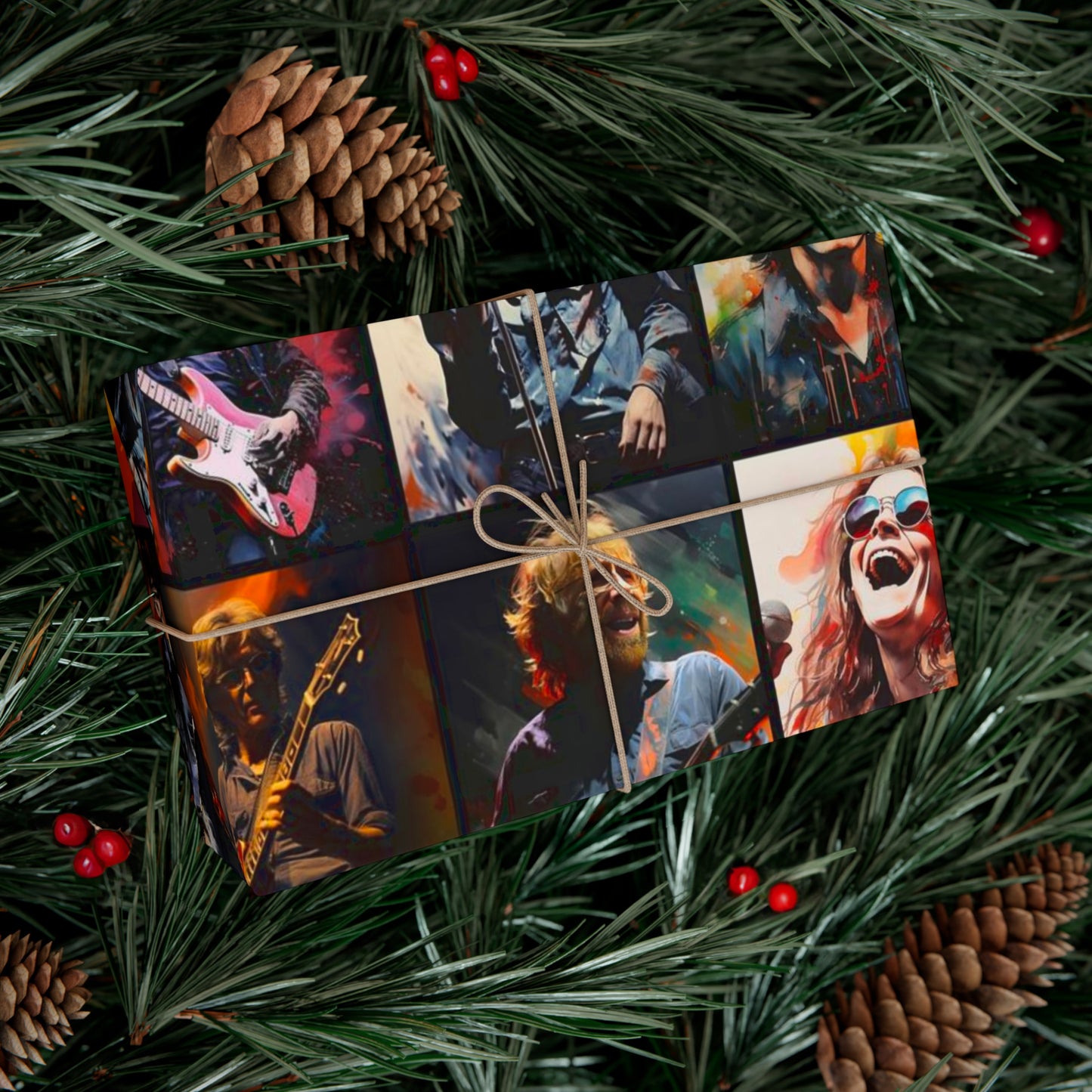 Rock Icons Gift Wrap & Holiday Wrapping Paper