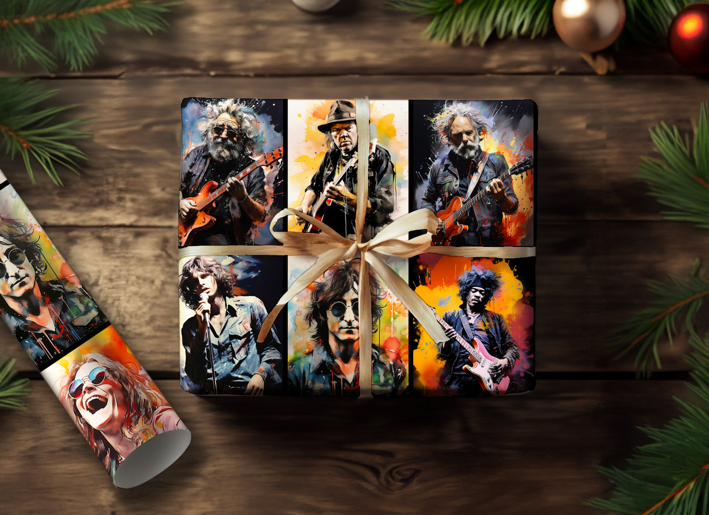 Rock Icons Gift Wrap & Holiday Wrapping Paper