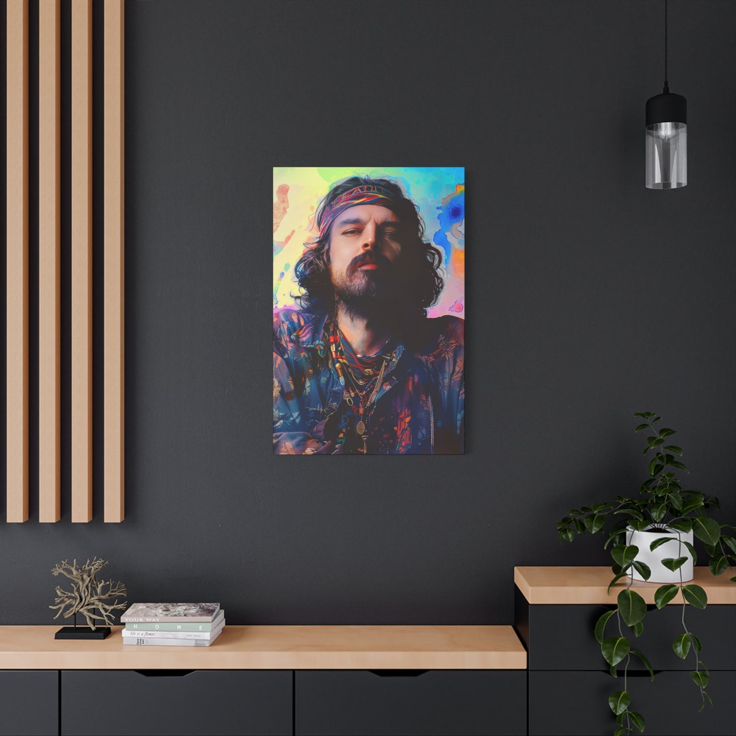 Pigpen Stretched Canvas Print - Grateful Dead