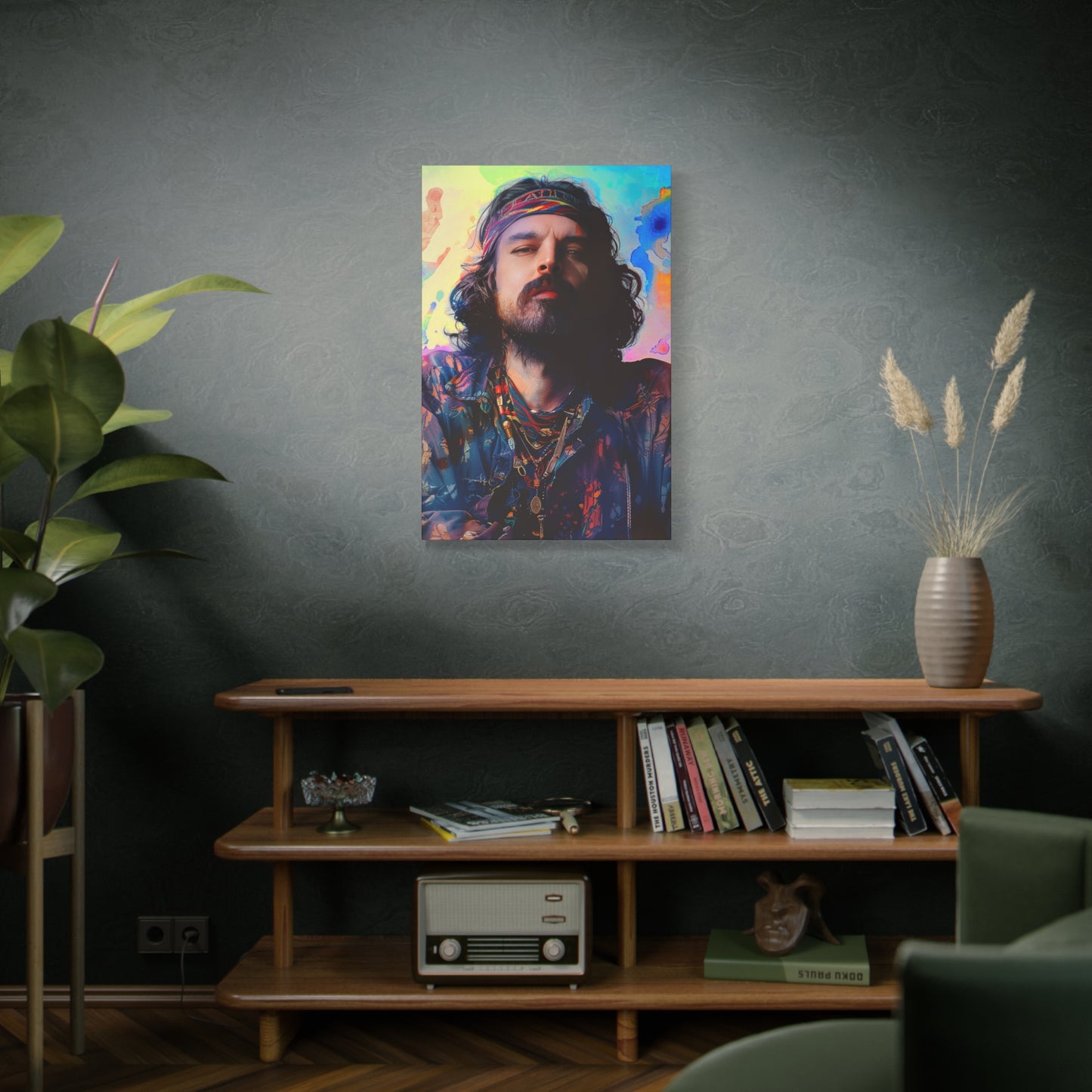 Pigpen Stretched Canvas Print - Grateful Dead