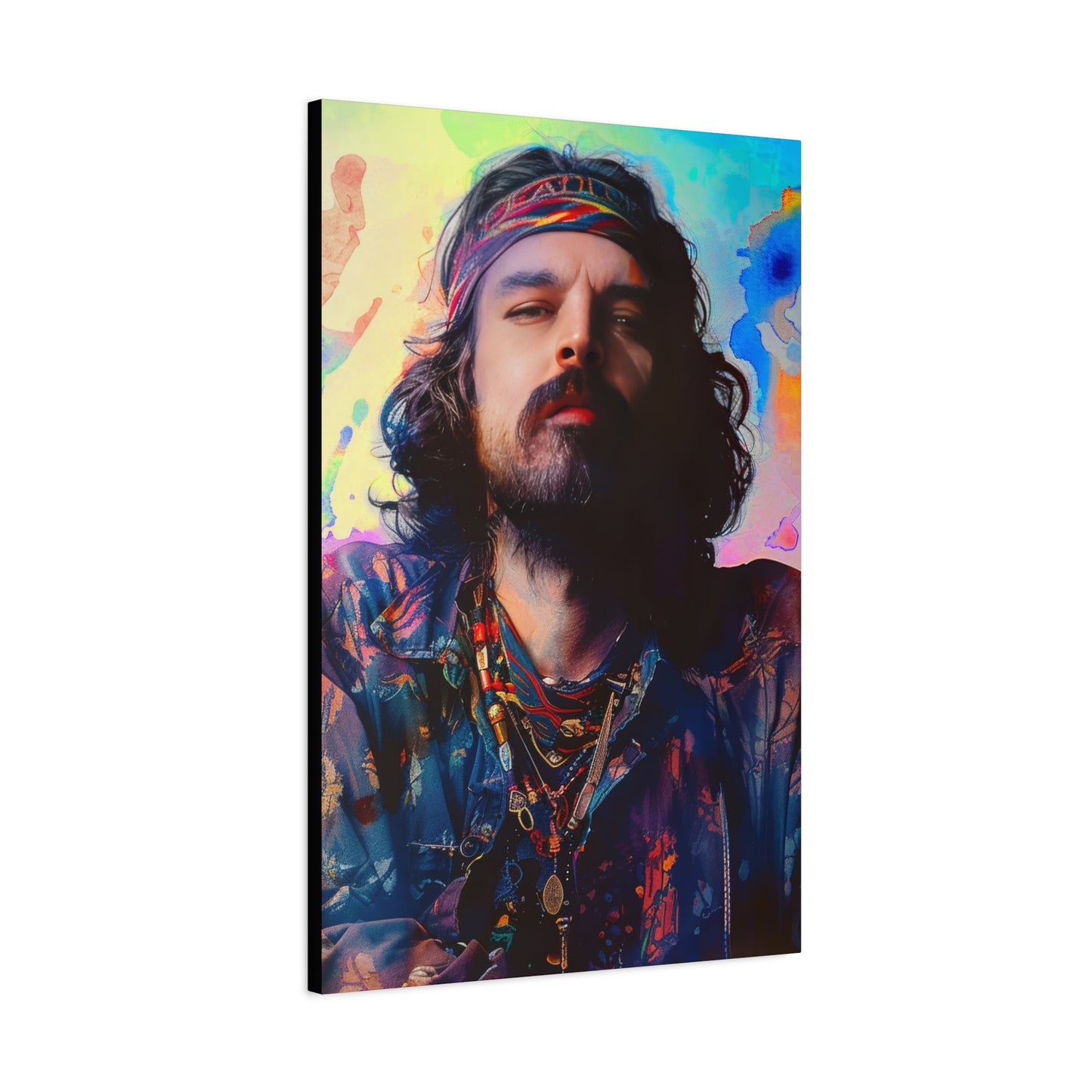 Pigpen Stretched Canvas Print - Grateful Dead