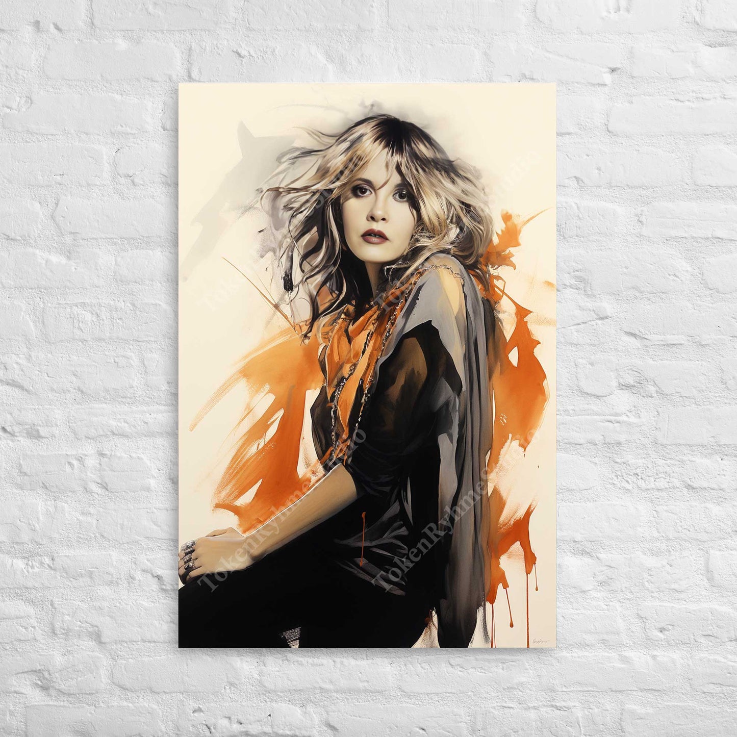 Stevie Nicks Stretched Canvas Print