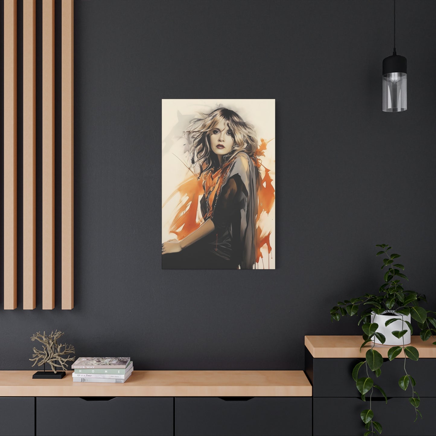 Stevie Nicks Stretched Canvas Print