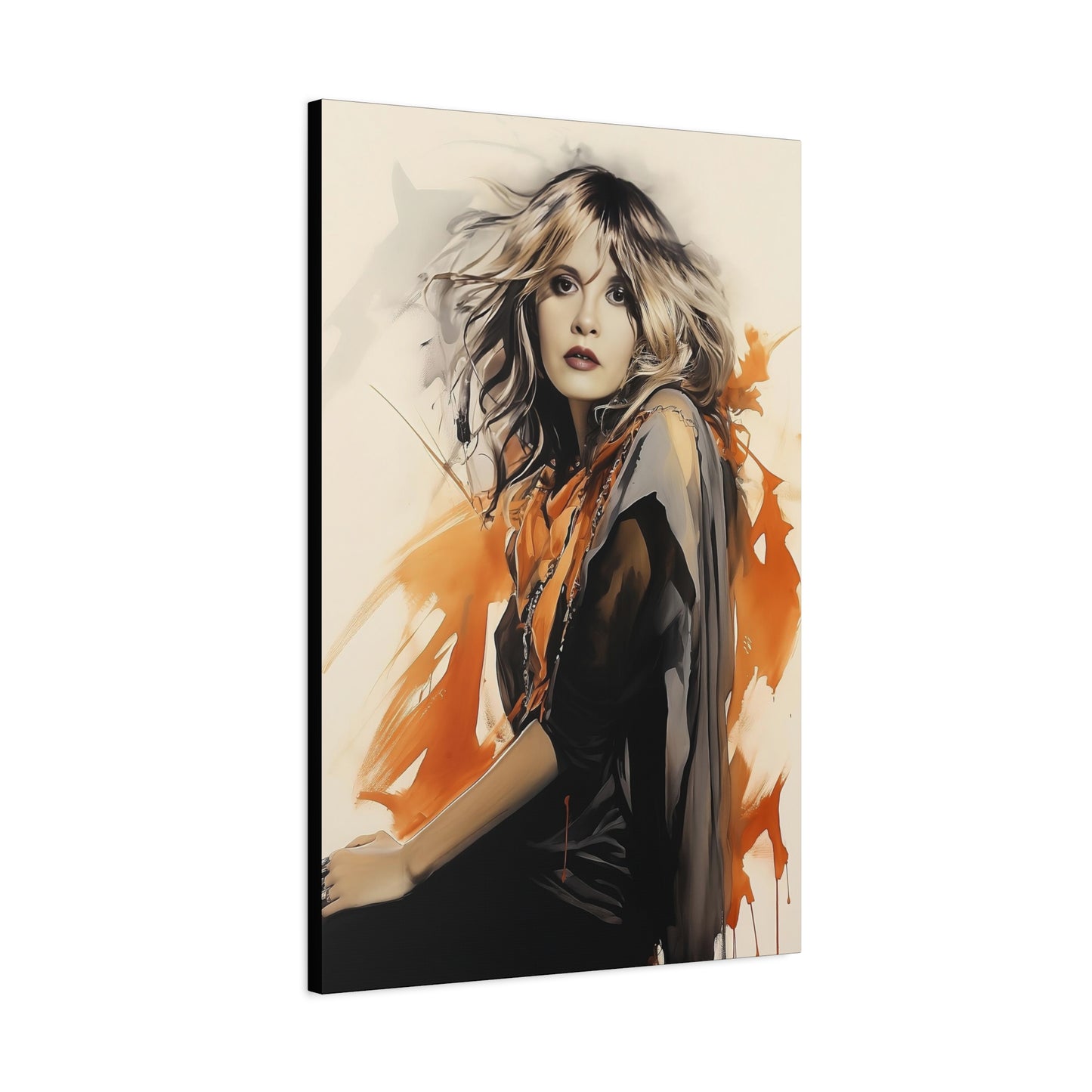 Stevie Nicks Stretched Canvas Print