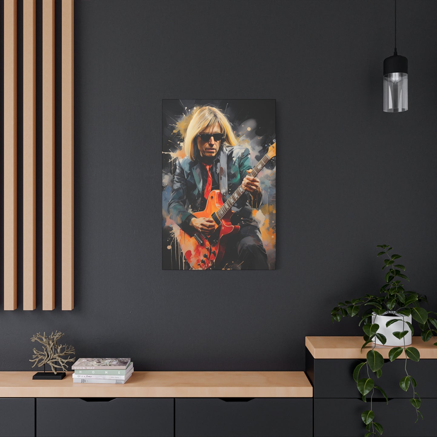 Tom Petty Stretched Canvas Print