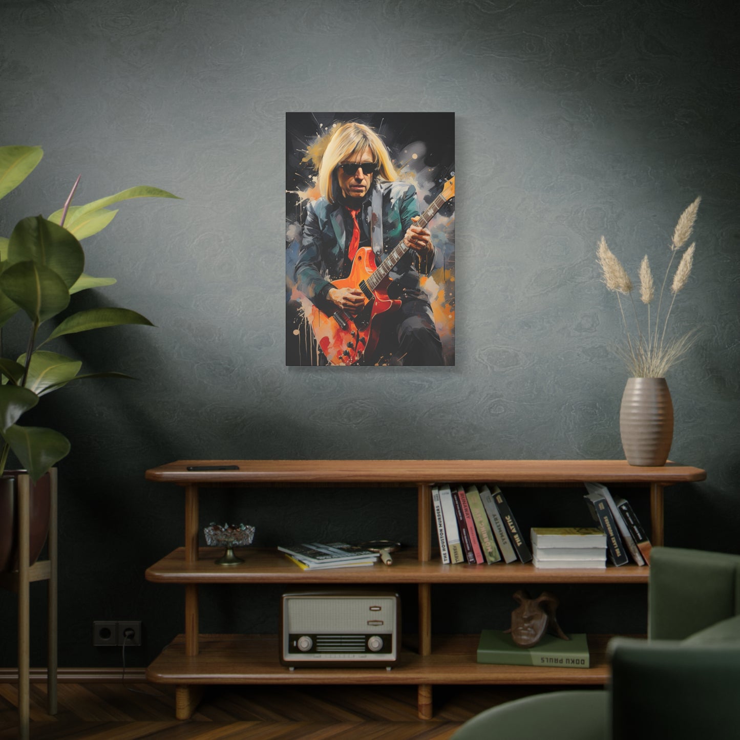 Tom Petty Stretched Canvas Print